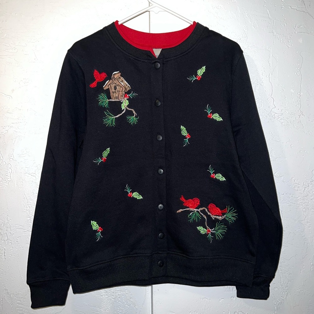 Winter Cardinal Button-Down - image 1